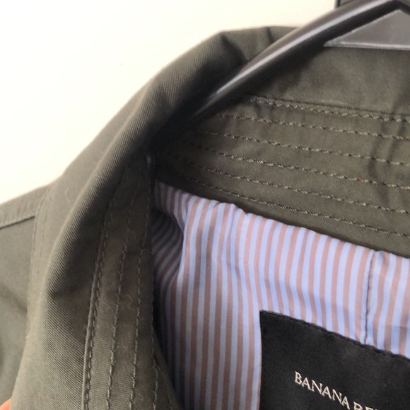 Green Trench Coat for women - Picture 9 of 10